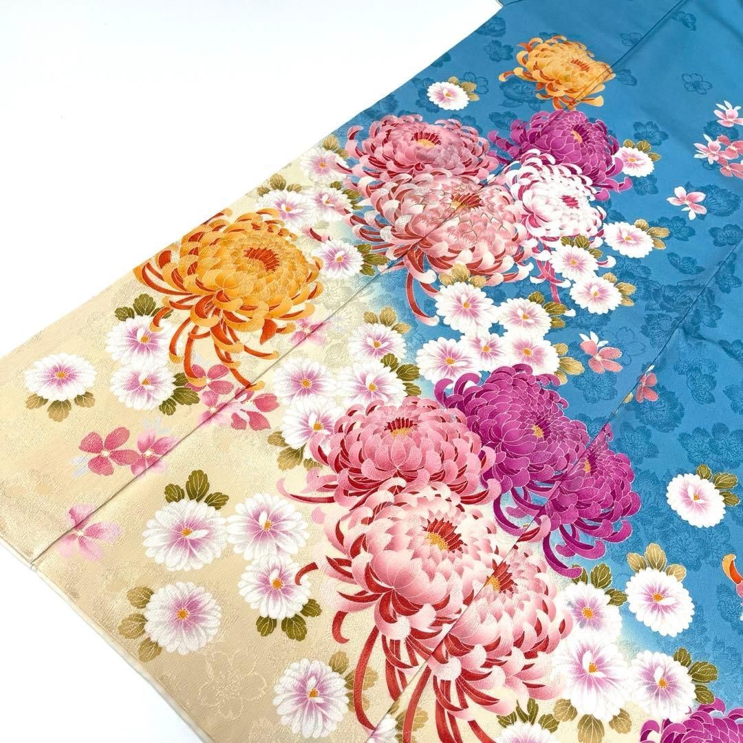 着物と帯 時流】L25896t◇正絹 振袖7点◇必要な物全て揃うセット