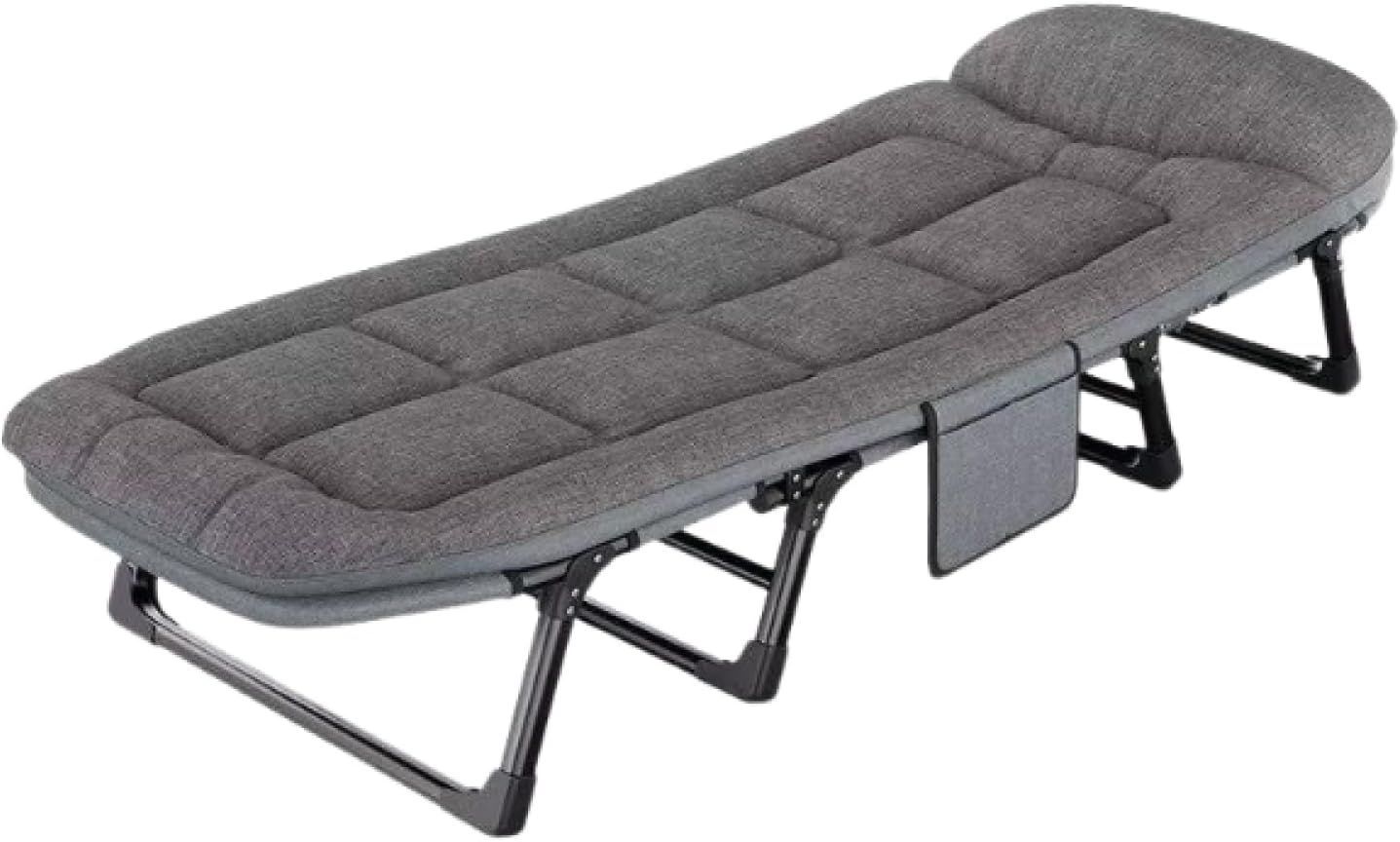 シングル折りたたみベッド 軽量簡易ベッド コンパクト収納 室内外兼用