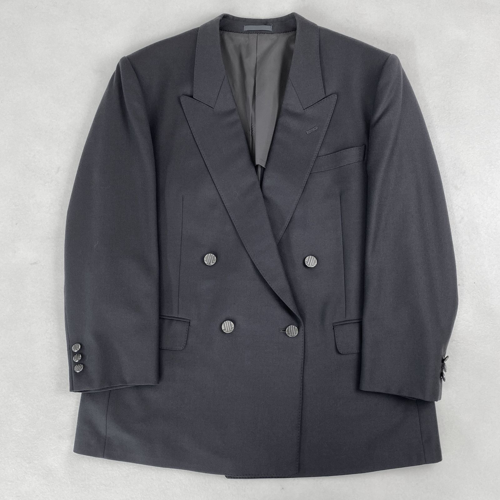 ランバン スーツセットアップ ダブルスーツ LANVIN PARIS グレー L・XL