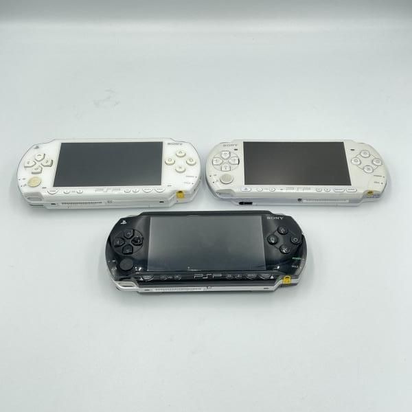 本体）【ジャンク】SONY PSP 注文 本体 3台まとめ/3000×1 1000×2[6]