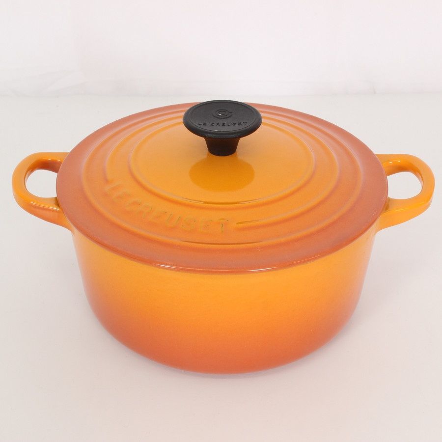 ル・クルーゼ ココット・ロンド 18cm マロニエ 25001-18-35 ホーロー