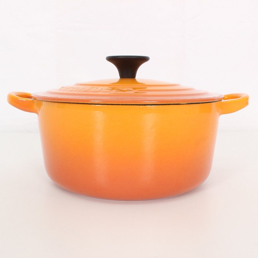 Le Creuset ル・クルーゼ ココット・ロンド　18cm　両手鍋　マロニエ ル・クルーゼ ココット・ロンド 18cm マロニエ 25001-18-35 ホーロー