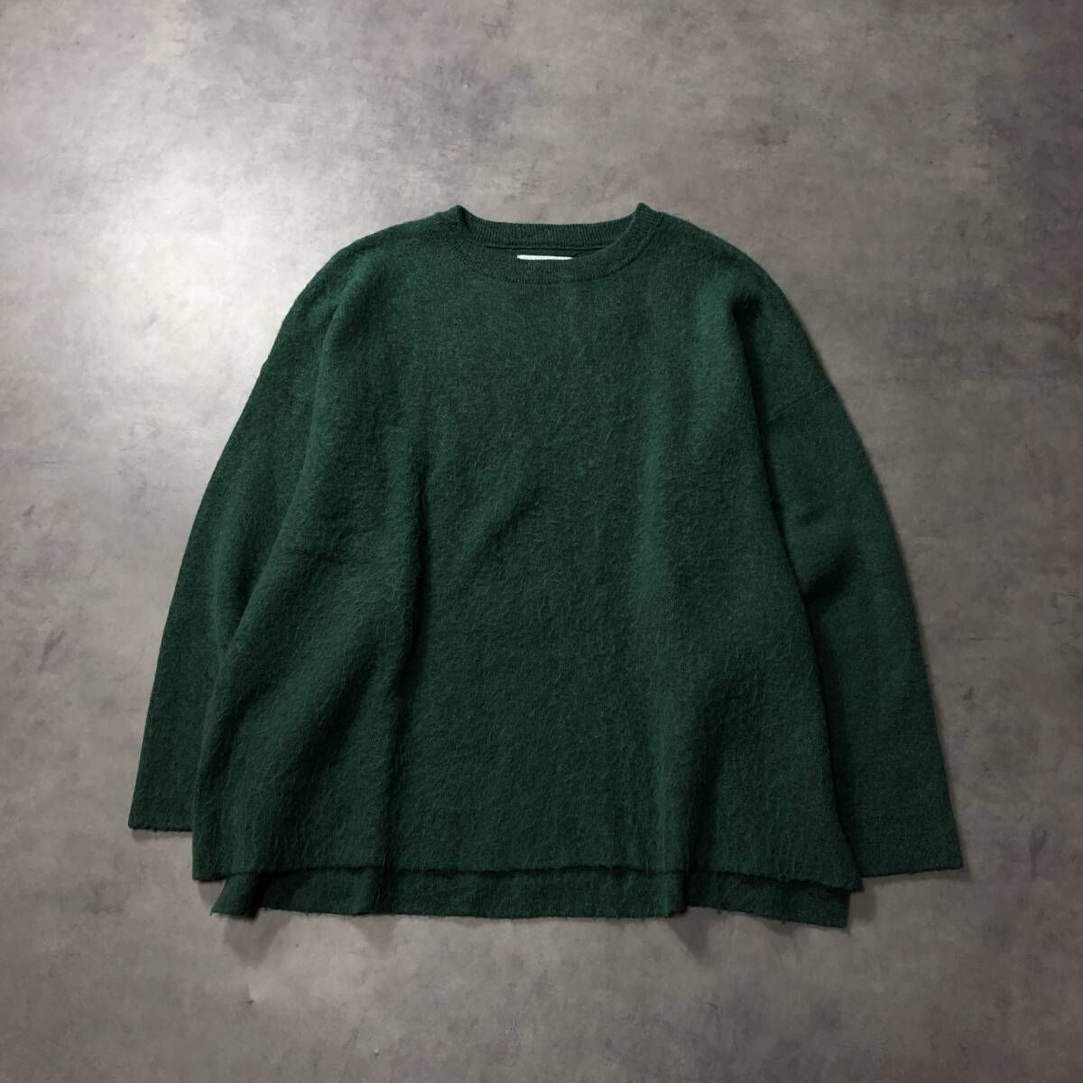 GQ4135◇TIGHTBOOTH : MOHAIR SWEATER◇L◇グリーン系 参考定価￥24200