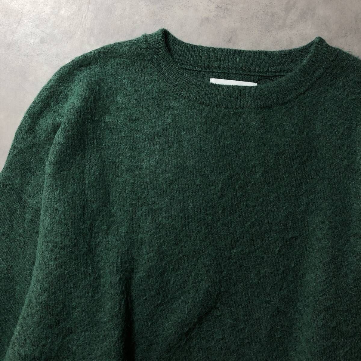 GQ4135◇TIGHTBOOTH : MOHAIR SWEATER◇L◇グリーン系 参考定価￥24200