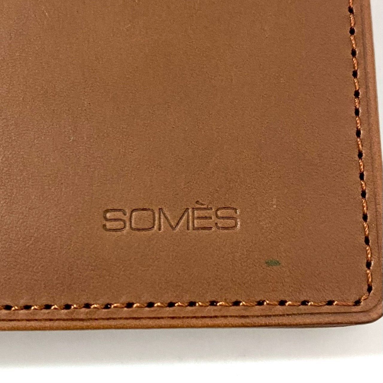 SOMES SADDLE】コードバン 長財布 馬尻革 レザー ブラウン/茶 HV-01