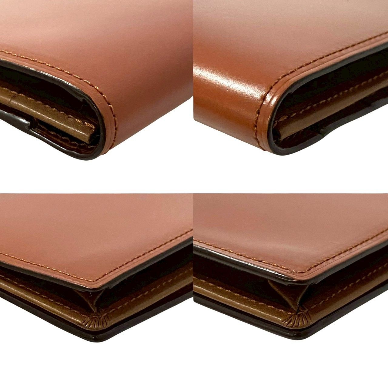 SOMES SADDLE】コードバン 長財布 馬尻革 レザー ブラウン/茶 HV-01