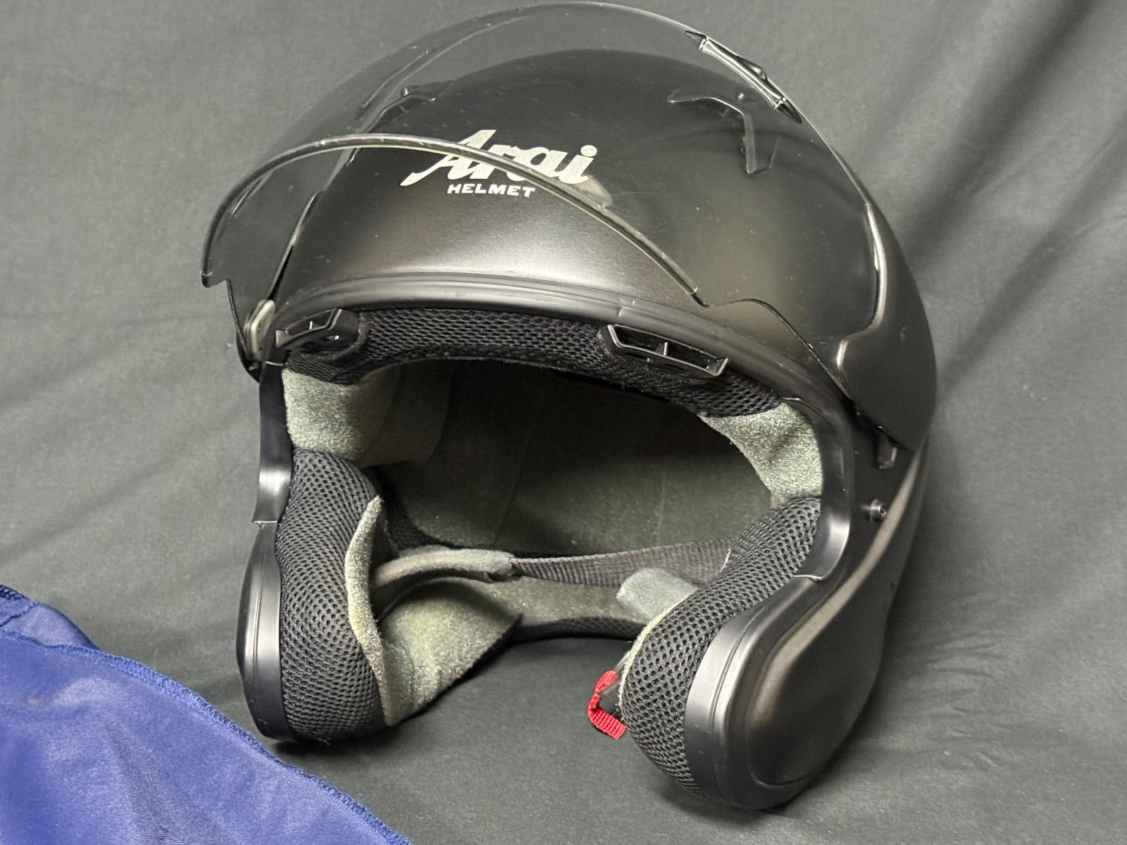 【引取先決まりました！】 アライ Arai SNELL MZF ジェットヘルメット ヘルメット お店までご来店をお待ちしております！ Arai アライ SNELL MZF ブラック ジェットヘルメット 【店舗管理番号m
