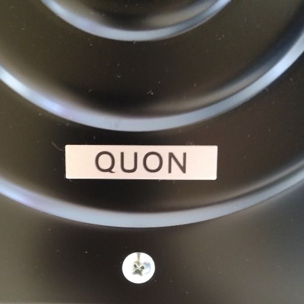 QUON 角テーブル ベージュ メラミン アルミエッジ 900 角 カフェ