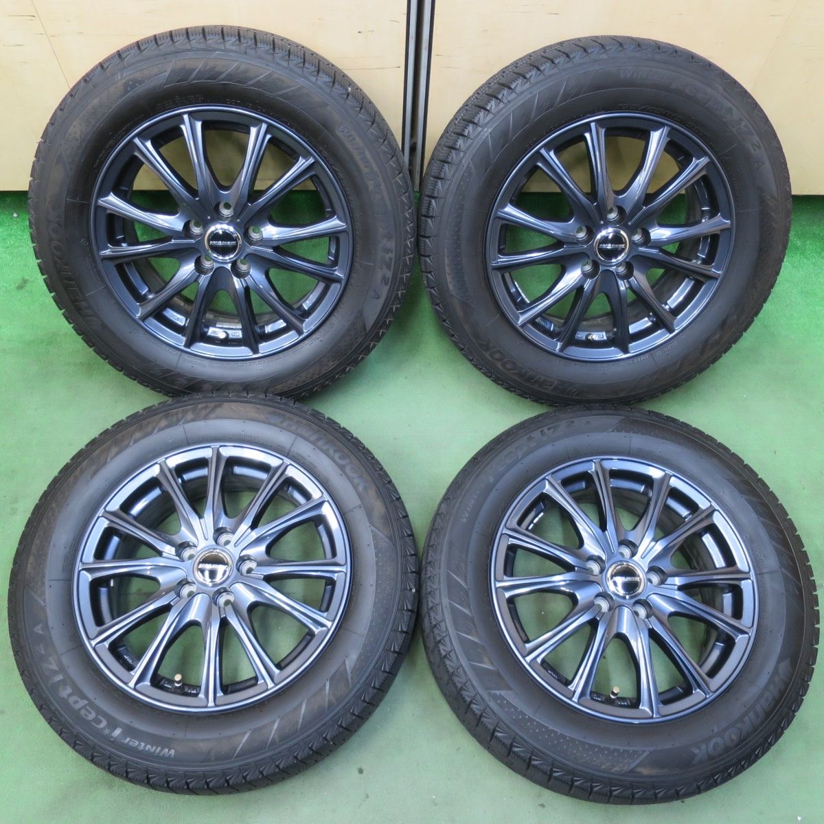 バリ溝！23年！キレイ！ほぼ10分☆プリウス 等 195/65R15 スタッドレス