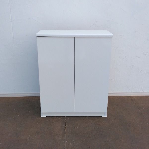 シューズボックス 靴箱 ホワイト中古 - メルカリ