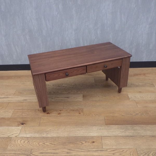 ローテーブル ブラウン 天然木センタテーブル テーブル シンプル 机