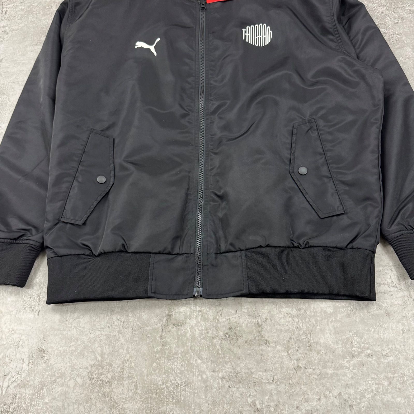 こっちゃん レア 美品 PUMA x TANGRAM MA-1ジャケット 未使用】 PUMA × TANGRAM ジャケット MA-1 プーマ ゴルフ コラボ