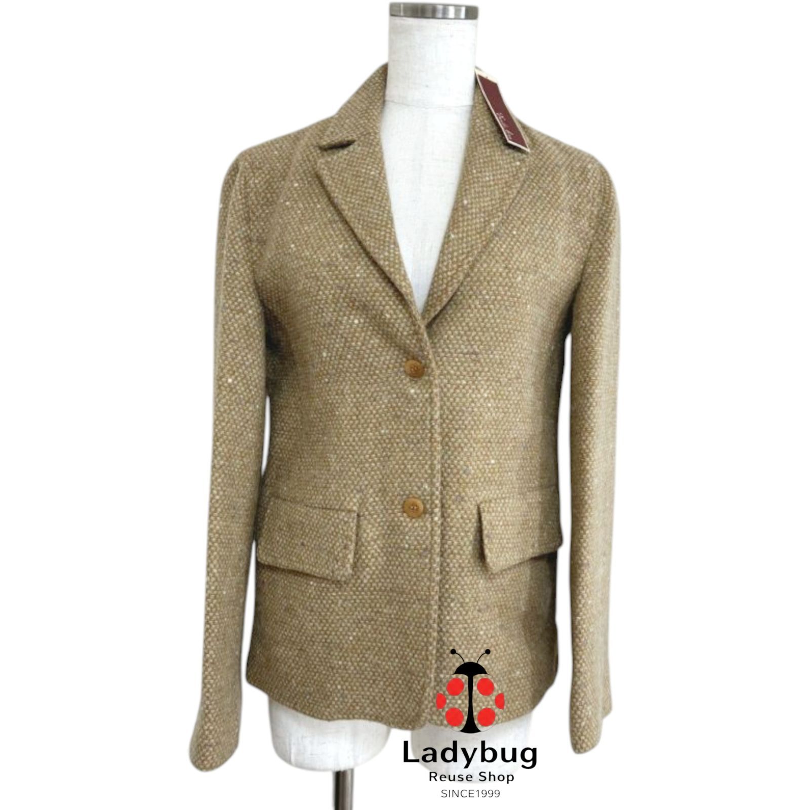 ☆美品☆組曲 Pecolambソフトメルトンショートフードコート ライト