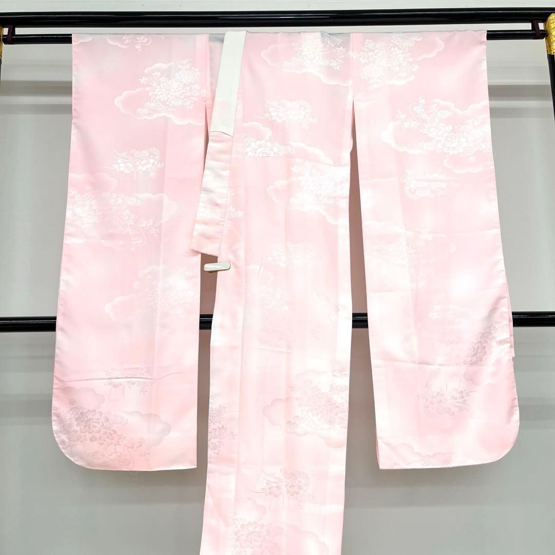 着物と帯 時流】L25895t◇正絹 振袖7点◇必要な物全て揃うセット