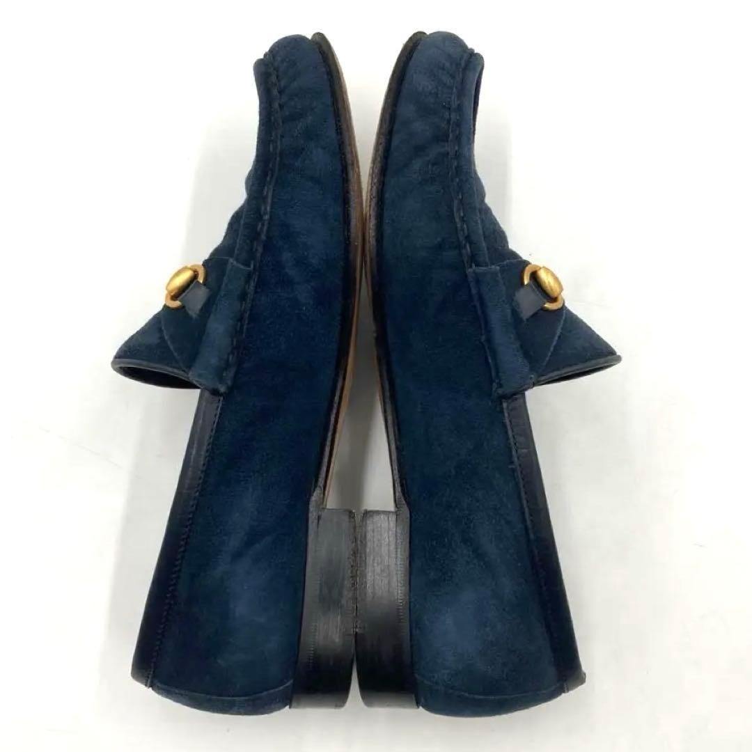 Gucci ネイビー スエード ローファー GUCCI ネイビー スエード ローファー UK6 26cm
