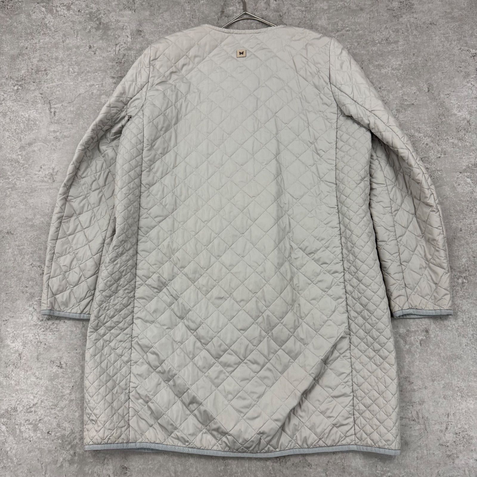 美品】Max Mara WEEKEND ノーカラー キルティングコート キルティング 