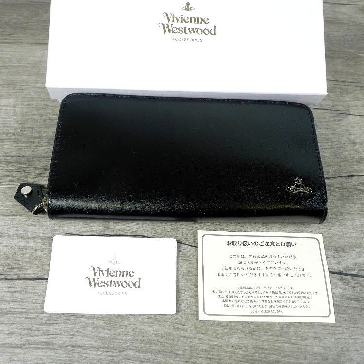 新品 ヴィヴィアンウエストウッド ラウンドジップ 長財布 スマート