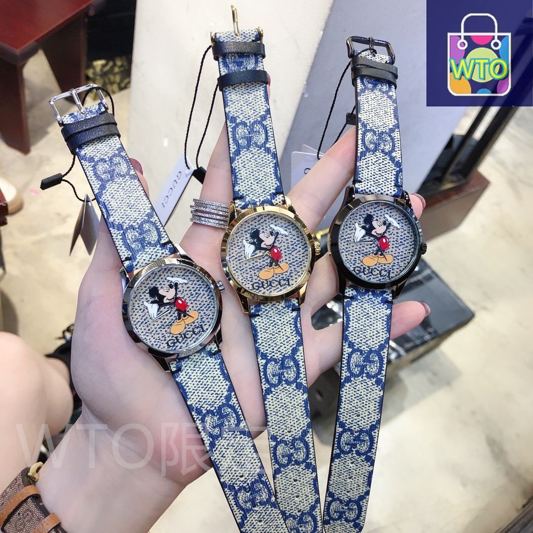 今日特価！Gucci【古】2020×Disney 最新コラボ限定版腕時計-WTO店名を