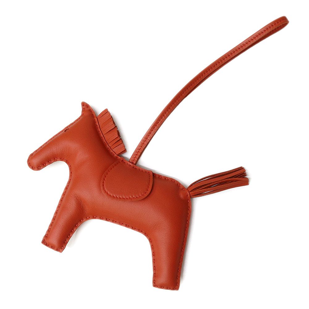 エルメス ロデオ GM バッグチャーム アニューミロ ラムスキン レザー