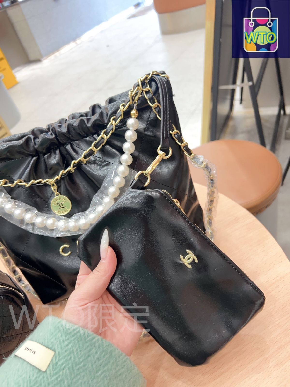 本日特価] TOP New 2025 高品質3点セット - Chanel パールトラッシュ