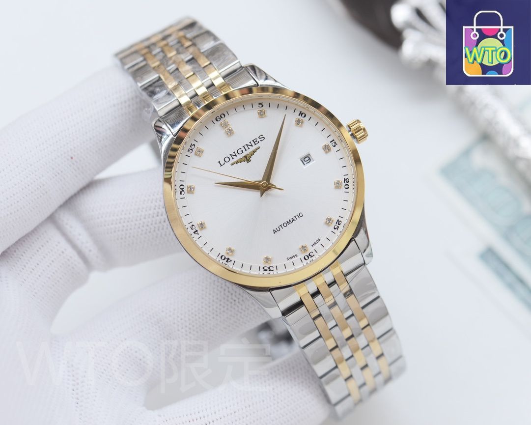 ロンジンクオーク腕時計メンズ稼働品2月7日迄の出品 今日特価】Longines ロンジン 名匠シリーズ 六時位置に月相機能を搭載