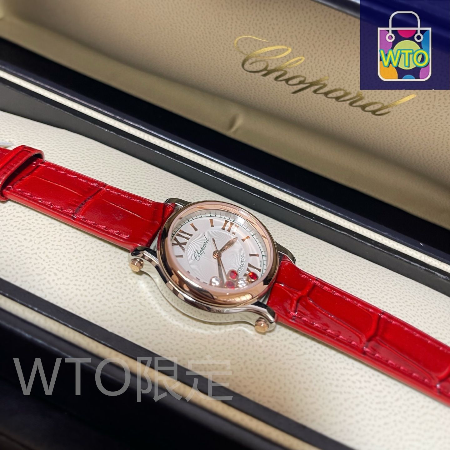 Cartier 専用ケース付き CARTIER（カルティエ）Happy Sport] 5ダイヤモンド レディースウォッチ