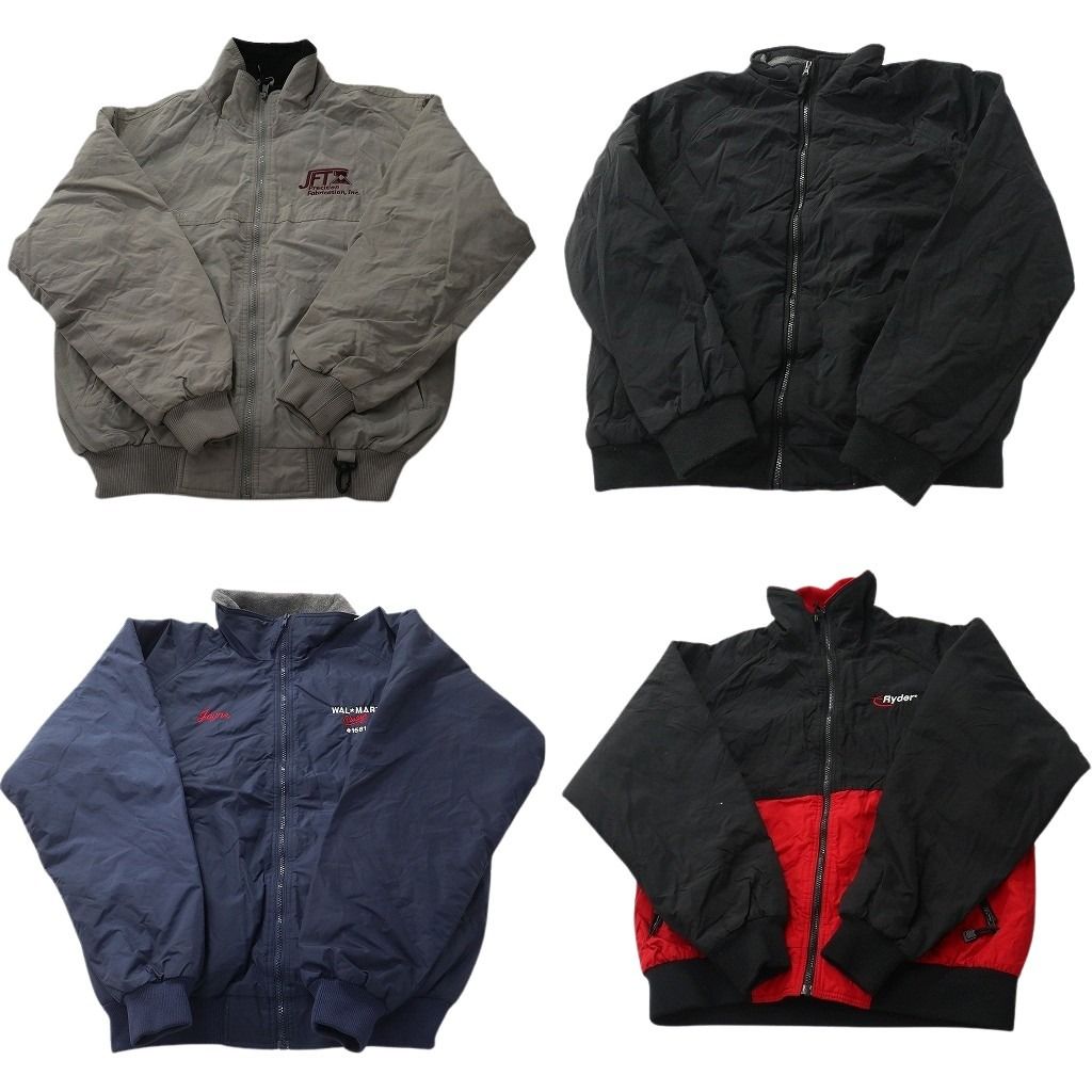 古着卸 まとめ売り シェルドシンチラ型 裏地フリース ジャケット 4枚  