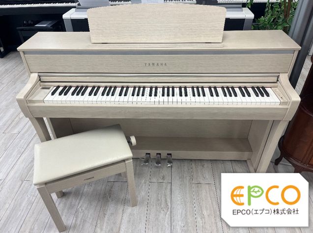★77547【電子ピアノ】YAMAHA　CLP775WA　22年製 電子ピアノ Clavinova ホワイトアッシュ調 CLP775WA [88鍵盤] YAMAHA