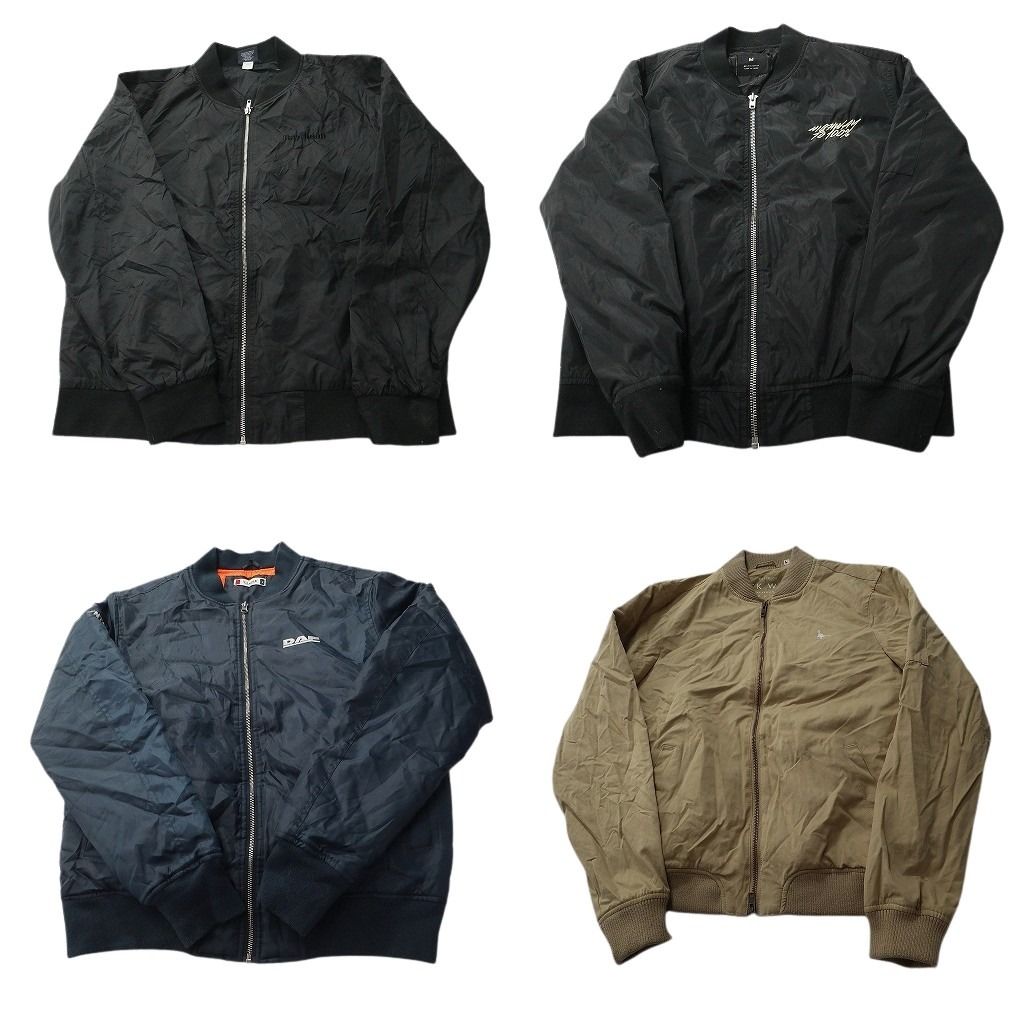 古着卸 まとめ売り MA-1型 ジャケット 4枚セット (メンズ M ) ワン  