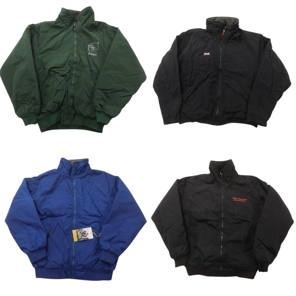 古着卸 まとめ売り シェルドシンチラ型 裏地フリース ジャケット 4枚  