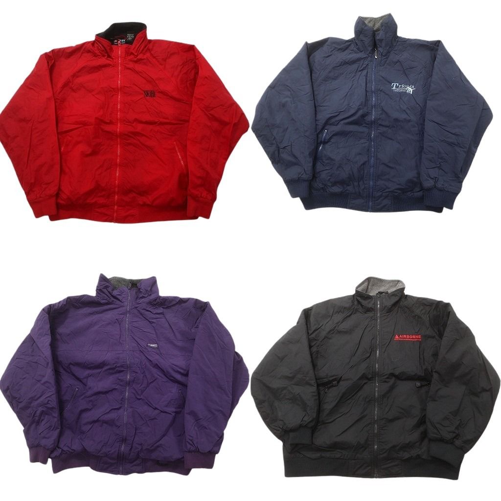 古着卸 まとめ売り シェルドシンチラ型 裏地フリース ジャケット 4枚  