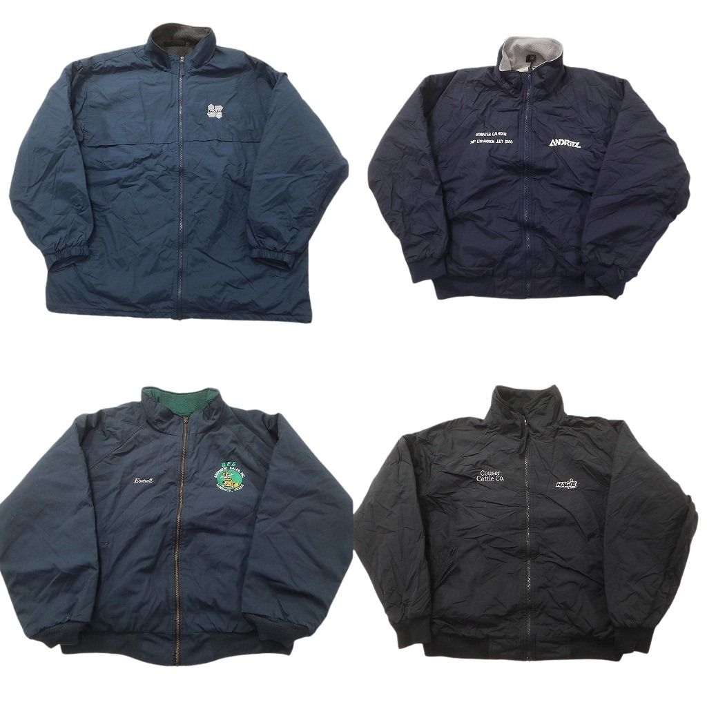 古着卸 まとめ売り シェルドシンチラ型 裏地フリース ジャケット 4枚  