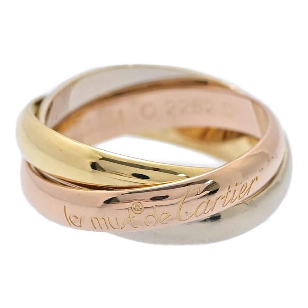 ぽ*に様 Cartier カルティエ トリニティ リング 750 K18 3.6 ぽ*に様 Cartier カルティエ トリニティ リング 750 K18 3.6 ぽ*に様