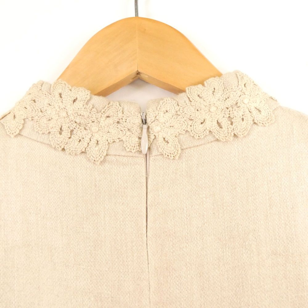 難有 FOXEY BOUTIQUE フォクシー 13583 ノースリーブワンピース 38 S