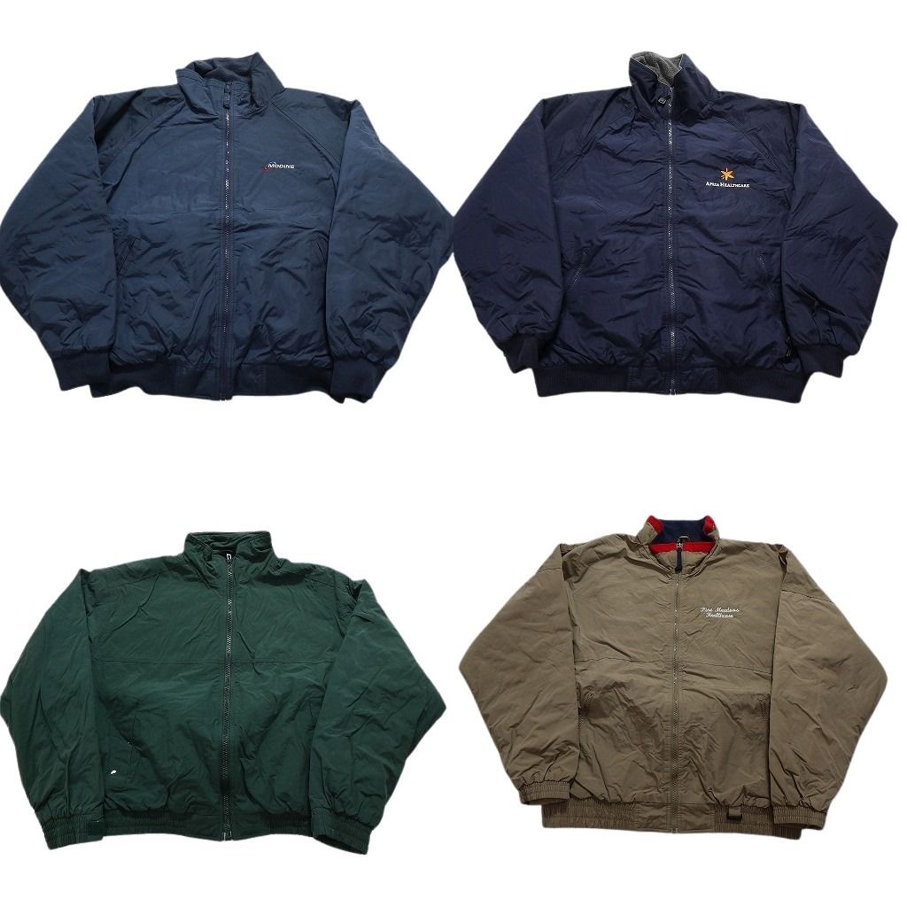 古着卸 まとめ売り シェルドシンチラ型 裏地フリース ジャケット 4枚  