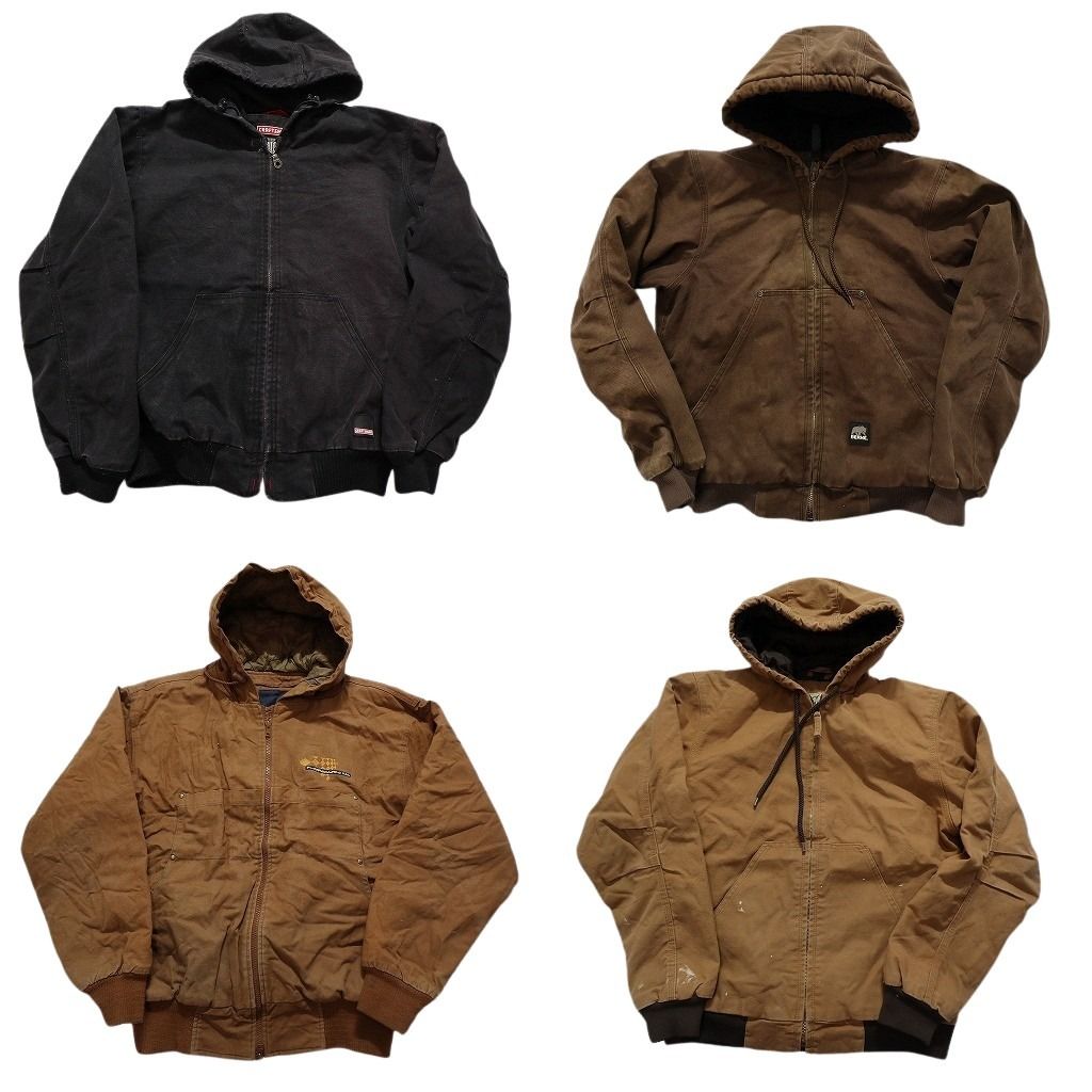 古着卸 まとめ売り アクティブ型 ダック地 ジャケット 4枚セット  