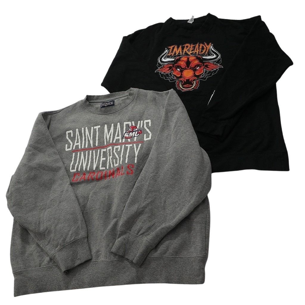 古着卸 まとめ売り カラー スウェット 8枚セット (メンズ 2XL /5XL