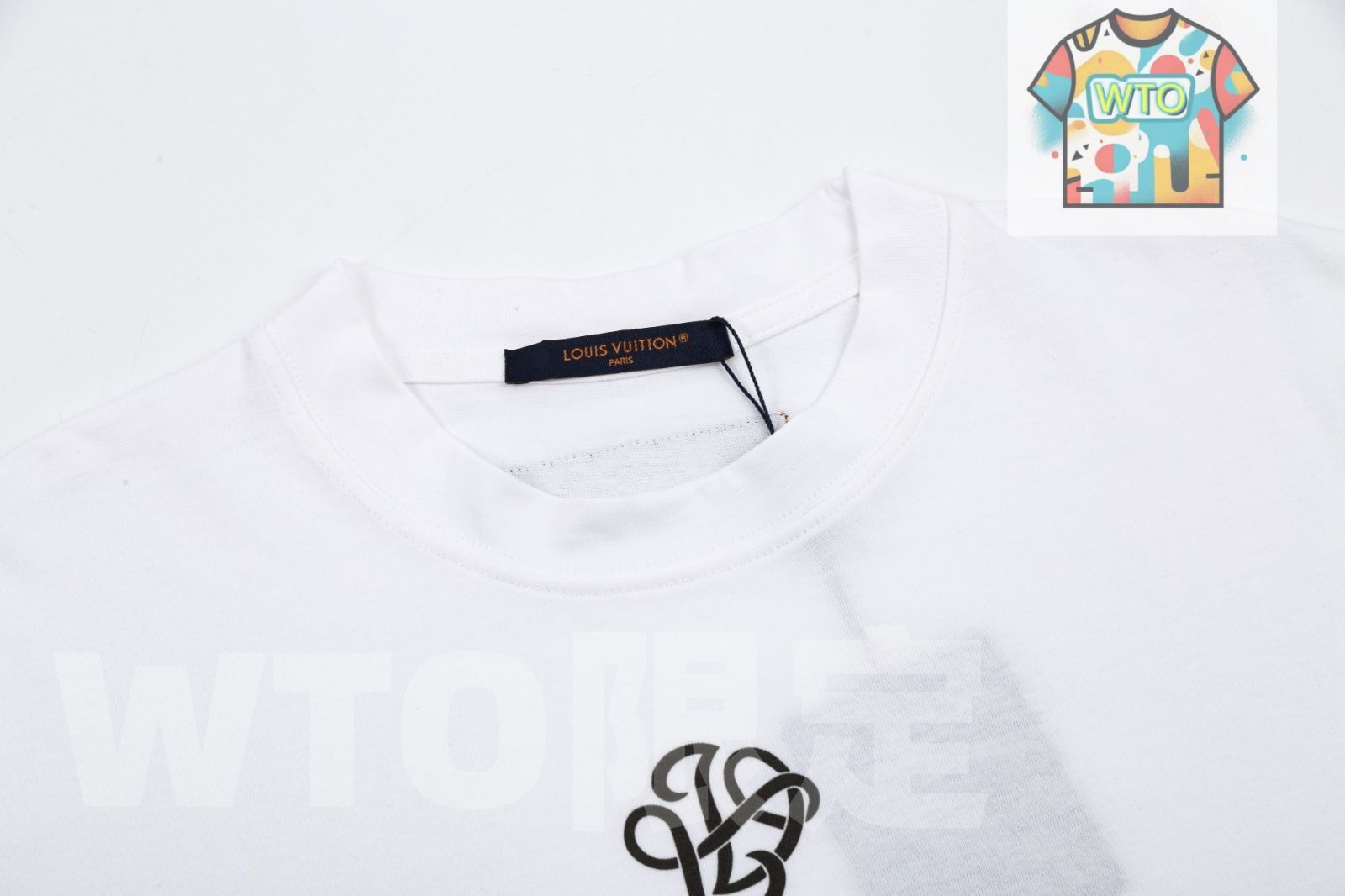 本日限定特価】Louis Vuitton スター＆テキストプリントTシャツ [本日