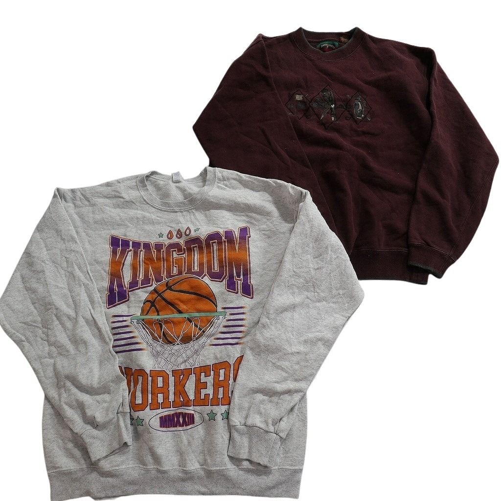 古着卸 まとめ売り カラー スウェット 8枚セット (メンズ M