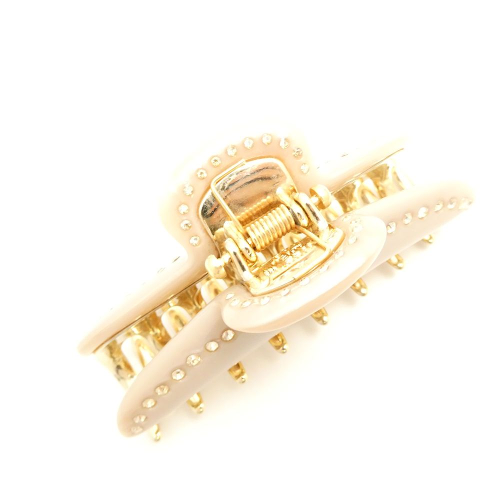 美品 acca アッカ ティアラクイーン ヘアクリップ L ラージ ストーン