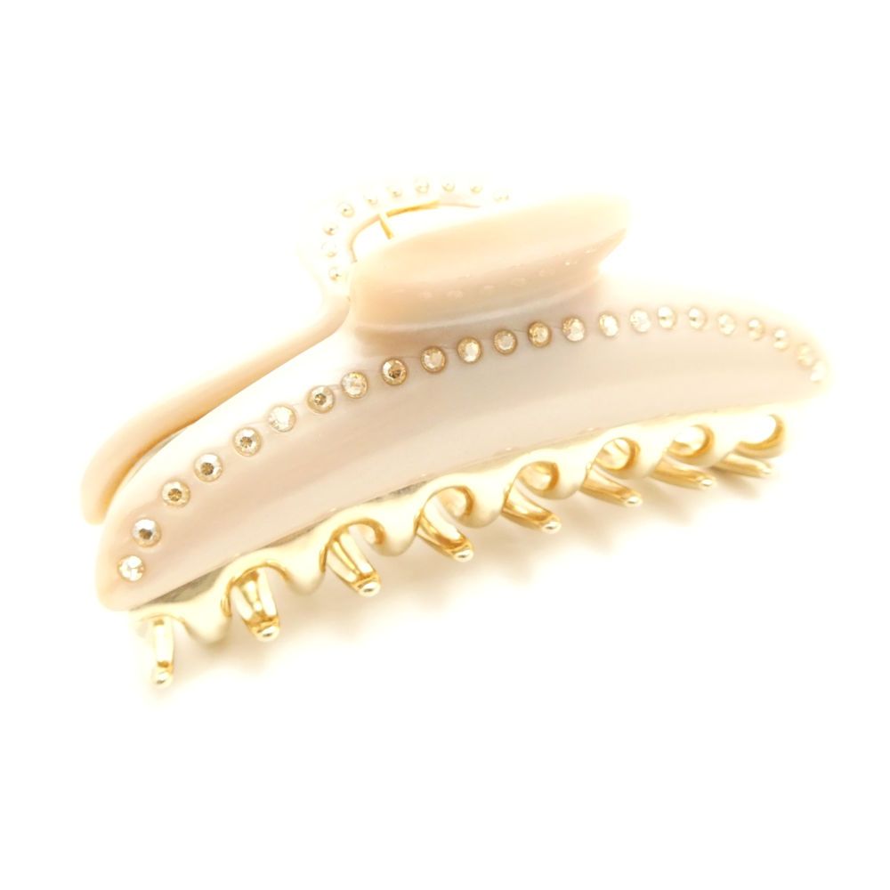 美品 acca アッカ ティアラクイーン ヘアクリップ L ラージ ストーン