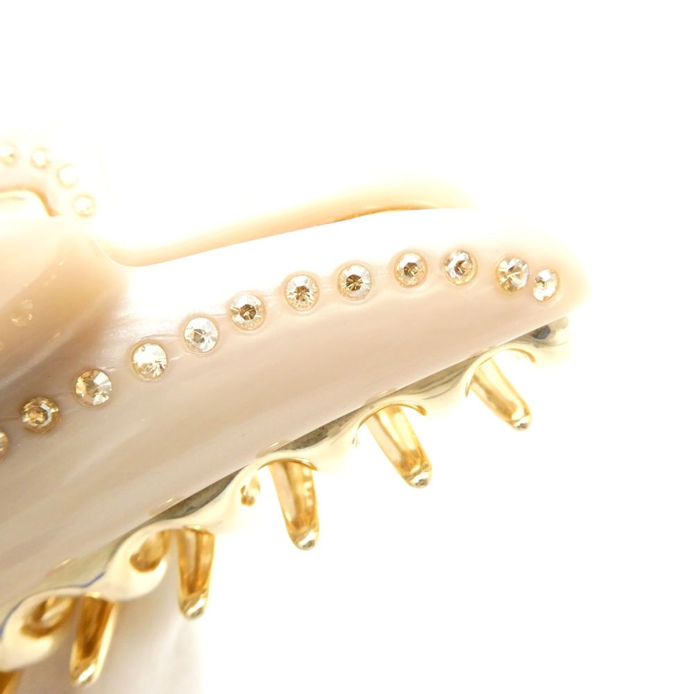 美品 acca アッカ ティアラクイーン ヘアクリップ L ラージ ストーン