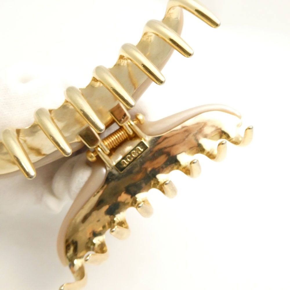 美品 acca アッカ ティアラクイーン ヘアクリップ L ラージ ストーン