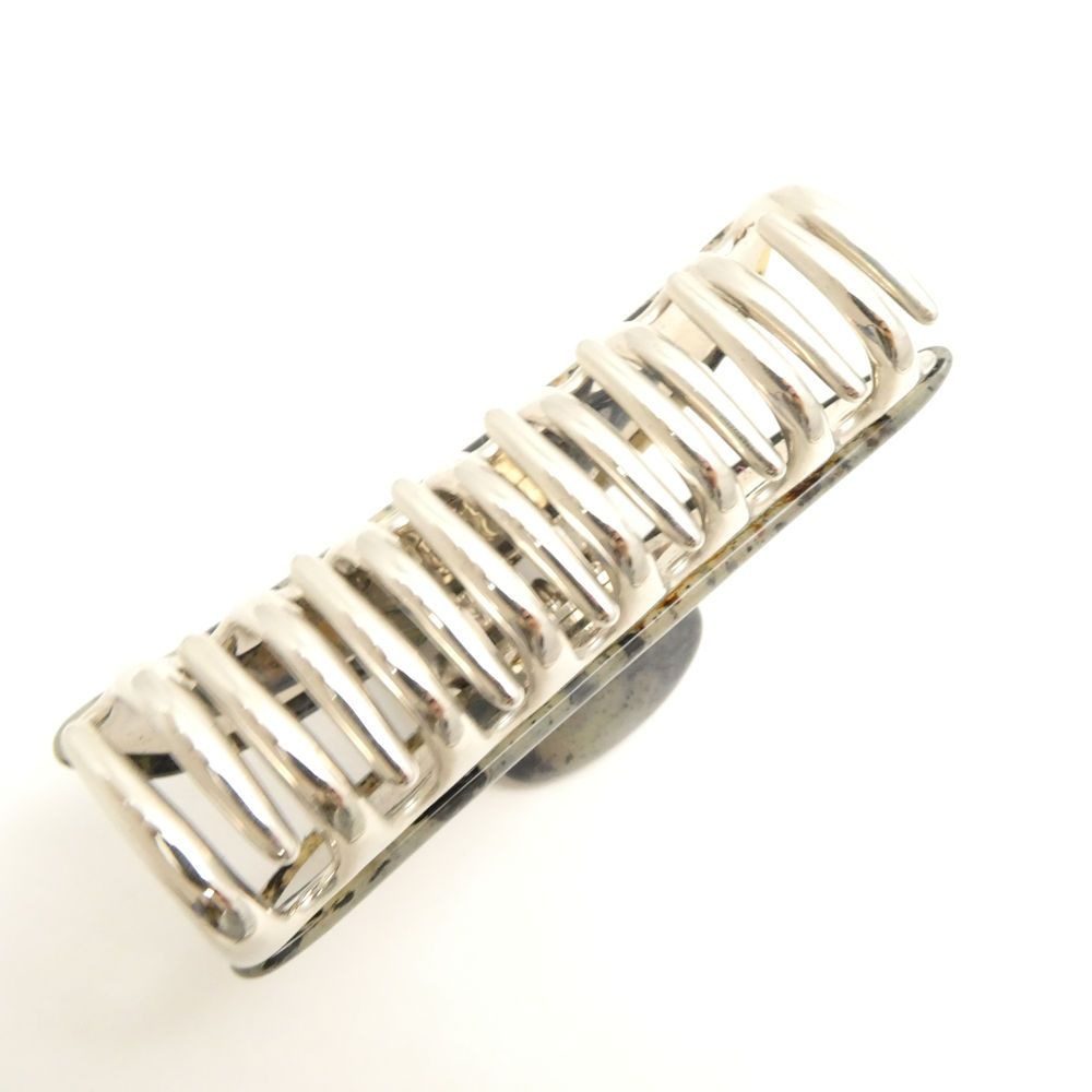 美品 acca アッカ バービークリップ ヘアクリップ M べっ甲グレー