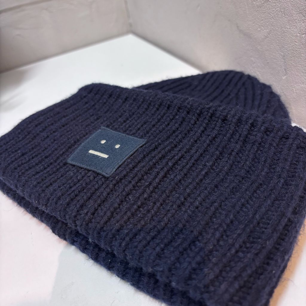 Acne Studios ロゴビーニー 正規品 Acne Studios アクネストゥディオズ Face Logo Beanie ビーニー PAW16