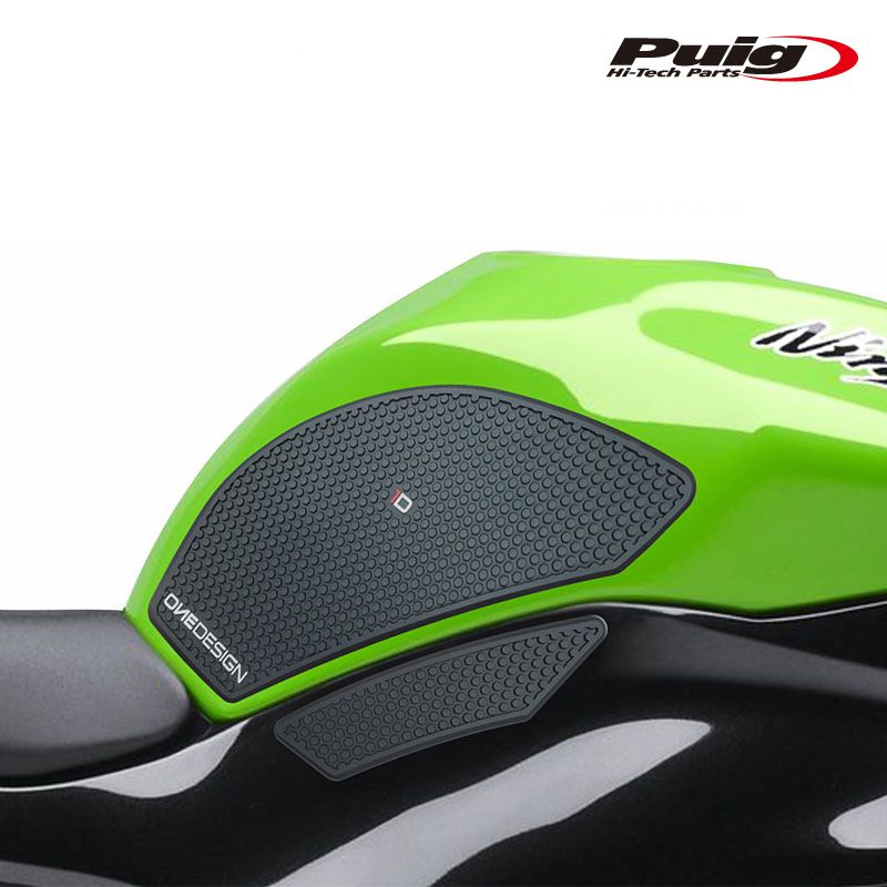 Puig 20080N SPECIFIC SIDE TANK PADS ZX-6R/ ZX-6R 636 [BLACK