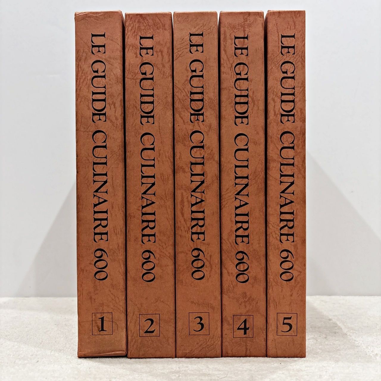 LE GUIDE CULINAIRE 600 全5巻セット GUIDE 0 CULINAIRE LE メルカリ - 全5巻 エスコフィエの料理600