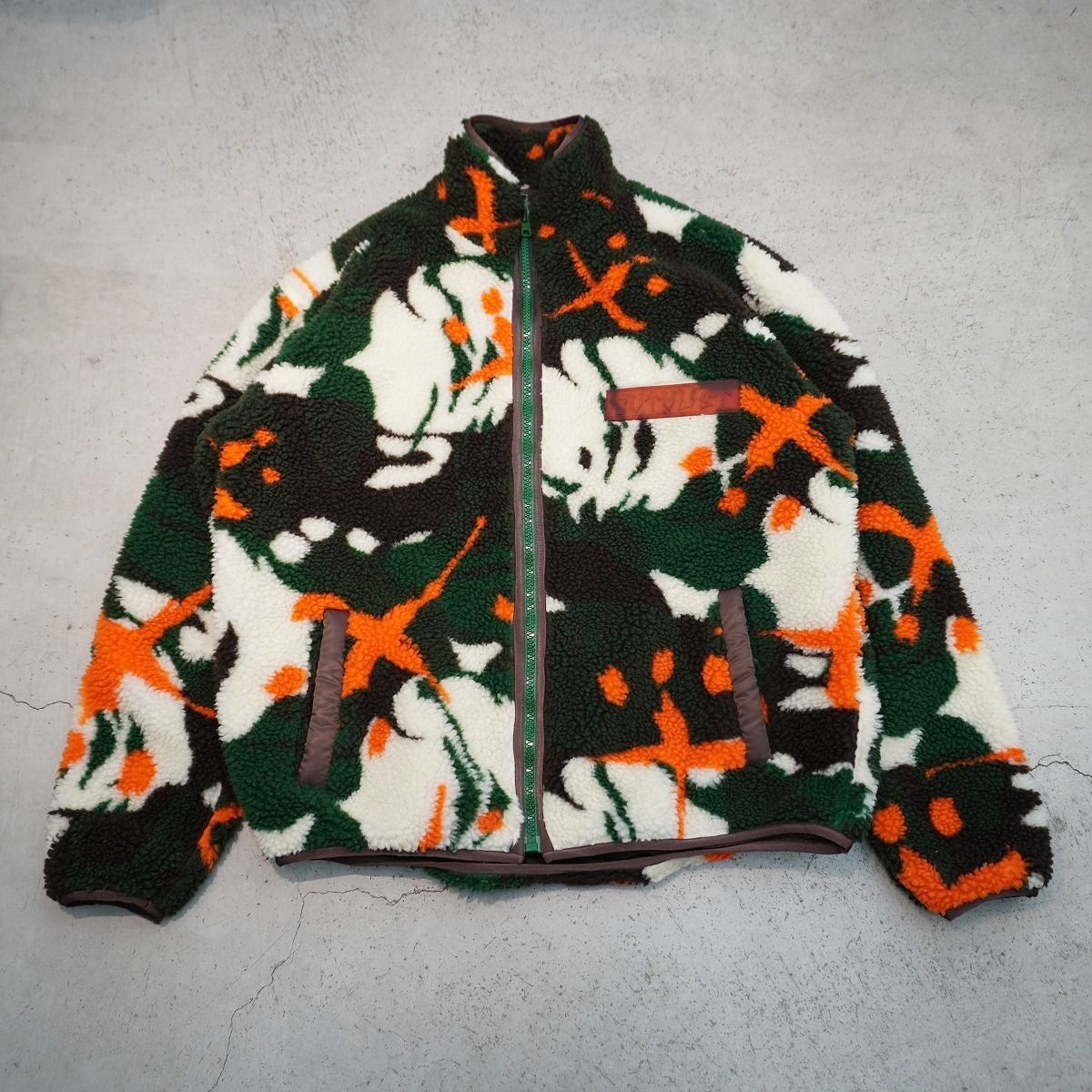 美品 22AW CVTVLIST カタリスト camo fleece jacket カモ 迷彩 