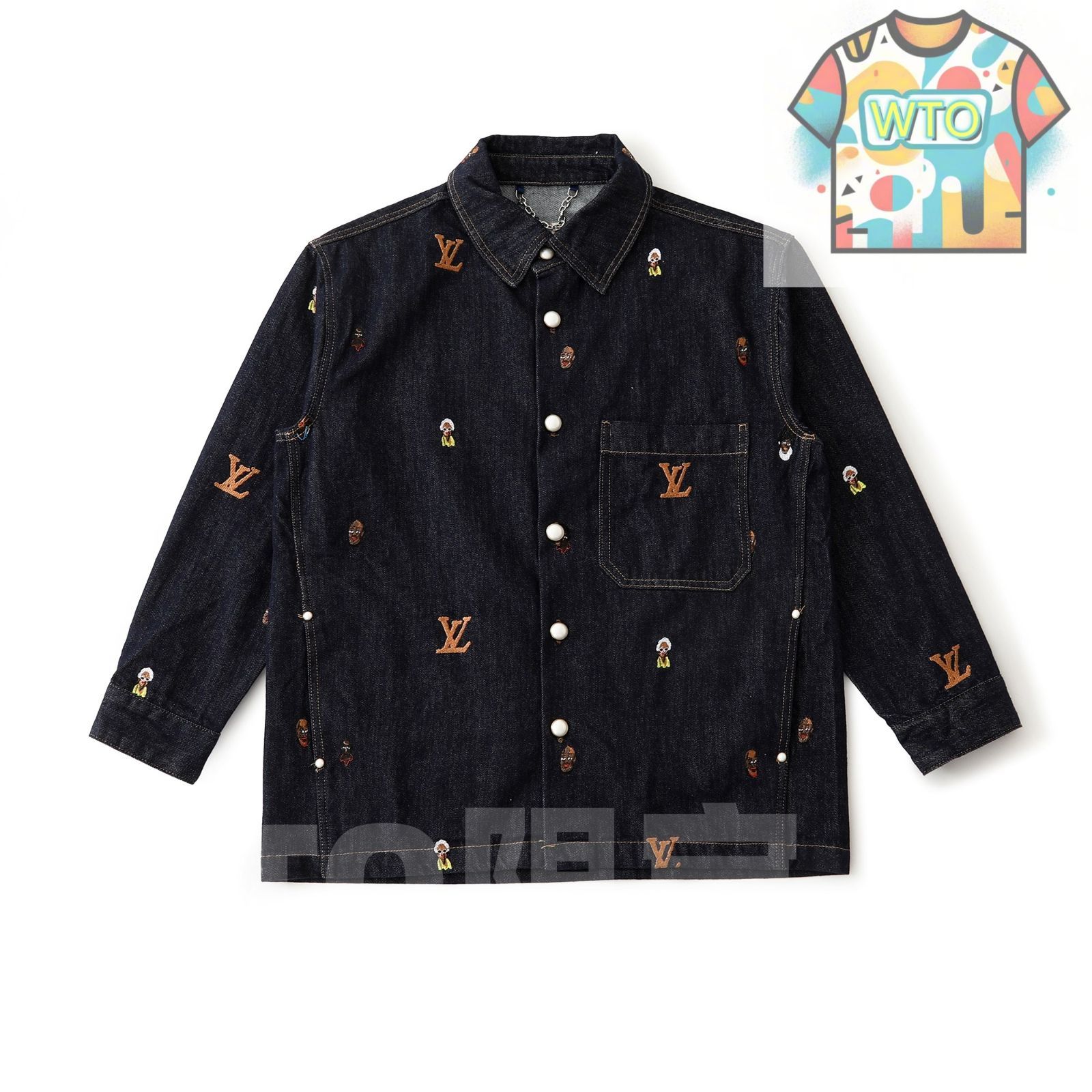 本日限定特価】Louis Vuitton × Pharrell コラボ デニムシャツ ポート