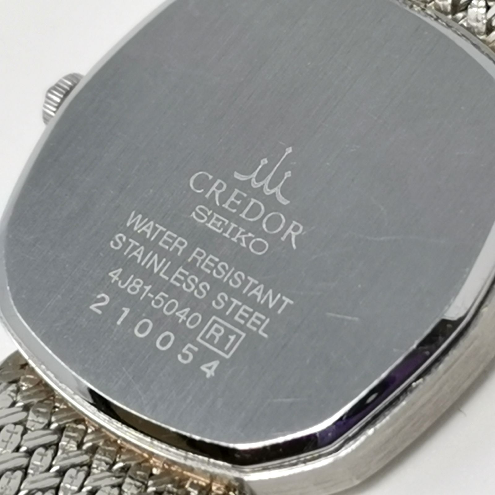 CREDOR 活動の確認は確認されていません セイコー クレドール CREDOR クォーツ シルバー レディース 電池ない